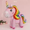 60cm 3D Unicorn Balloon Foil Inflatable Rainbow Birthday Balloons Wedding Baby Shower Kid Birthday Party Decorations Globos Gift
